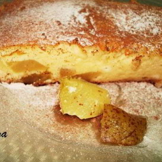 Рецепт творожного суфле с грушами