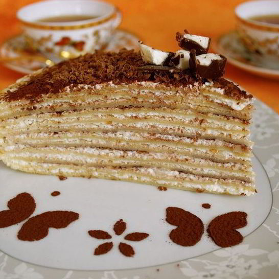 Рецепт блинного тирамису