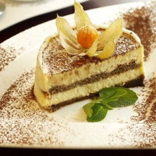 Рецепт десерта тирамису с зеленым чаем и мятой