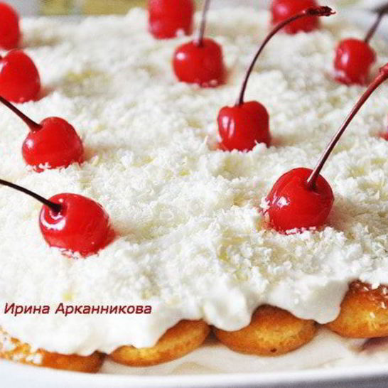 Рецепт итальянского десерта тирамису с вишней