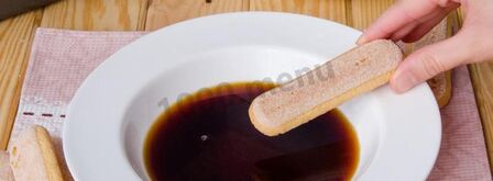 тирамису без яиц с маскарпоне. Шаг 9