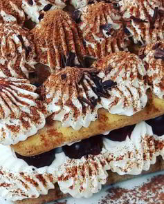 Тирамису без яиц с пьяной вишней