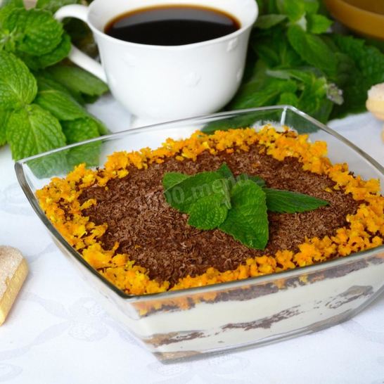 Рецепт тирамису с творогом