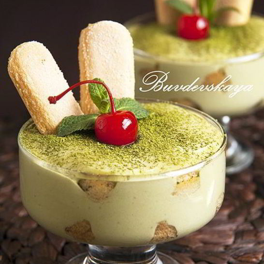 Рецепт тирамису с зеленым чаем