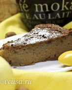 Яблочный пудинг с манкой