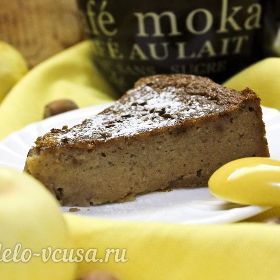 Рецепт яблочного пудинга с манкой