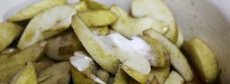 яблочный пудинг с манкой. Шаг 4