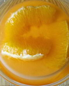 Желе из апельсинового сока