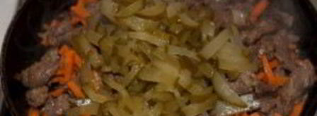 азу из говядины с картофелем. Шаг 10