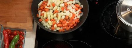 азу из говядины с соленой черемшой. Шаг 4