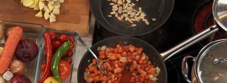 азу из говядины с соленой черемшой. Шаг 5