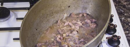 азу из говядины с солеными огурцами. Шаг 7