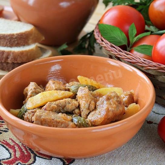 Рецепт азу из говядины в мультиварке