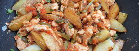 азу из индейки. Шаг 13