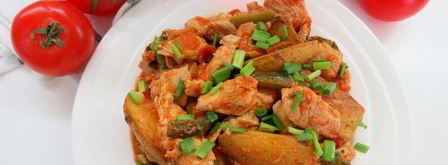 азу из индейки. Шаг 14