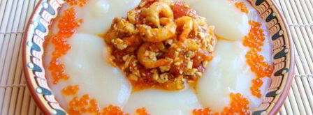 азу из креветок с тофу и пикантным гарниром. Шаг 14