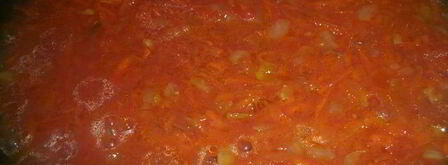 азу из куриных желудков и вешенок. Шаг 4