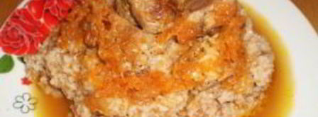 азу из свинины с подливкой. Шаг 9