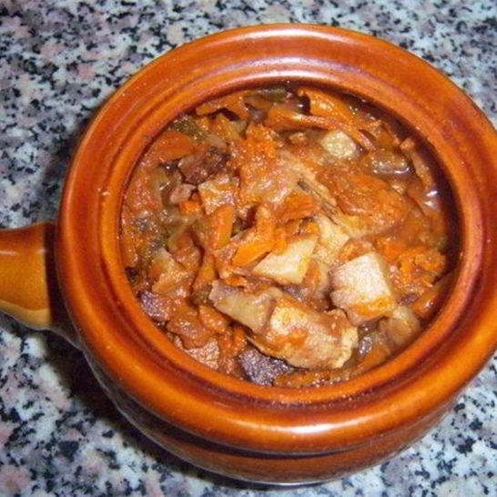 Рецепт азу из свинины в горшочках