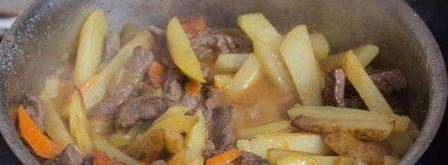 азу по-татарски из говядины. Шаг 13