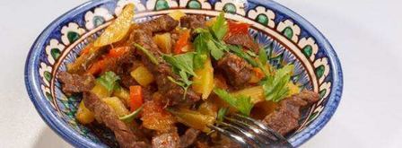 азу по-татарски из говядины. Шаг 14