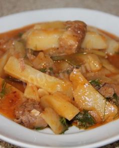 Азу с тушенкой