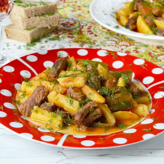 Рецепт азу в мультиварке по-татарски