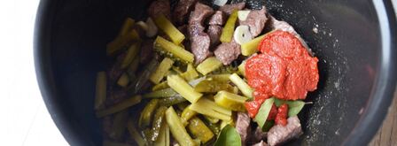 азу в мультиварке по-татарски. Шаг 7