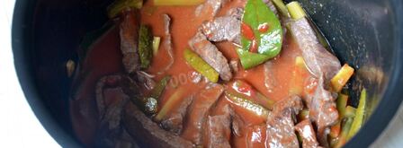 азу в мультиварке по-татарски. Шаг 8