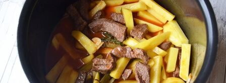 азу в мультиварке по-татарски. Шаг 11