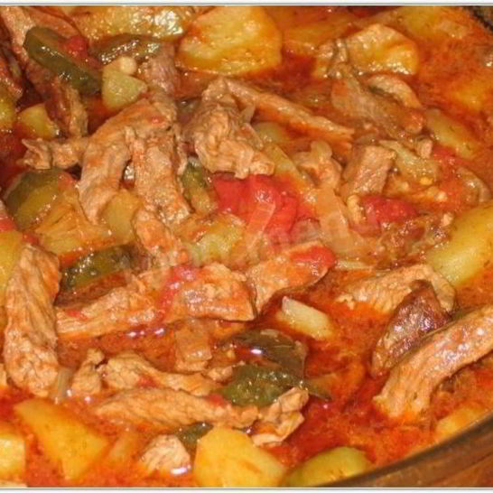 Рецепт острого азу по-татарски