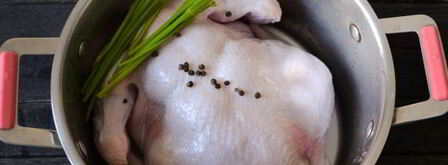 бешбармак из целой курицы с маринованным луком. Шаг 5