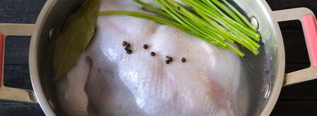 бешбармак из целой курицы с маринованным луком. Шаг 6