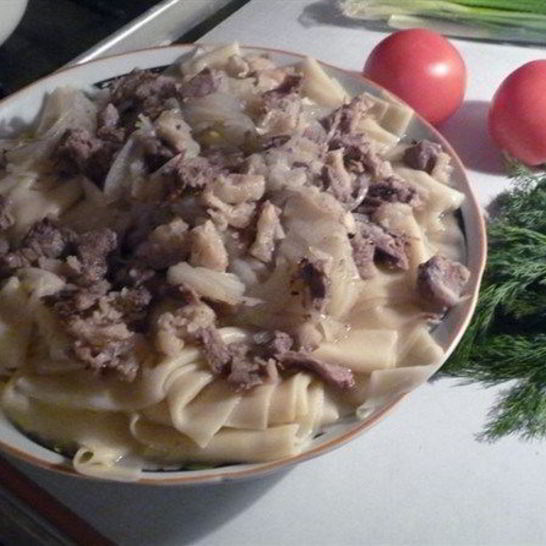 Рецепт бешбармака с бараниной