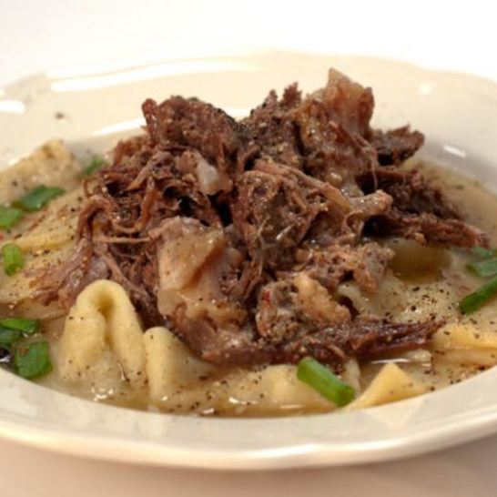 Рецепт бешбармака с кисломолочным продуктом