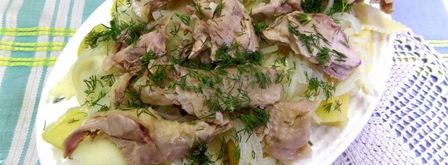 бешбармак с мясом индейки по-русски. Шаг 12