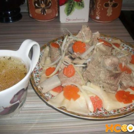 Рецепт казахского бешбармака