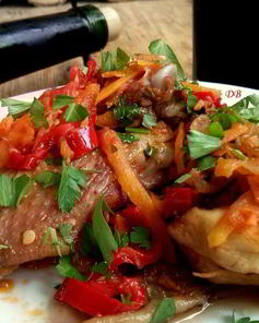 Чахохбили из курицы по-грузински