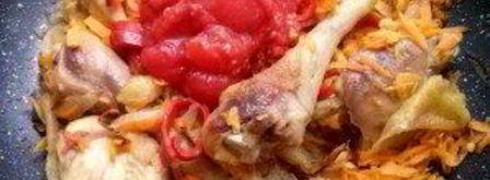 чахохбили из курицы по-грузински. Шаг 7