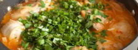 чахохбили из курицы с помидорами. Шаг 8