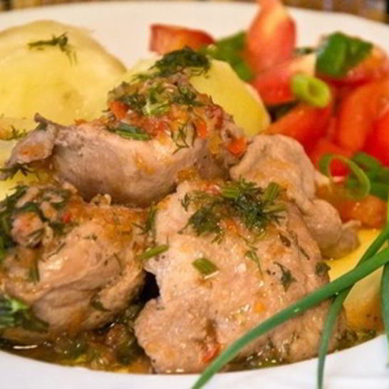 Рецепт чахохбили из курицы с вином