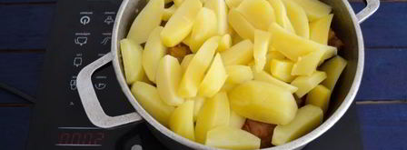 чахохбили с картошкой в духовке. Шаг 16