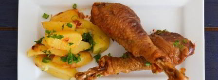 чахохбили с картошкой в духовке. Шаг 18