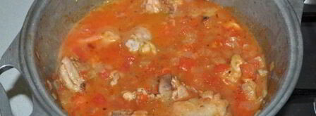 чахохбили с орехами и вином. Шаг 8