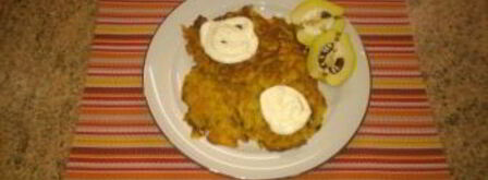 драники из тыквы с укропом. Шаг 5