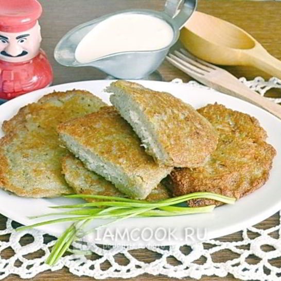 Рецепт драников с куриным фаршем