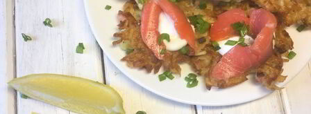 драники с лососем. Шаг 6