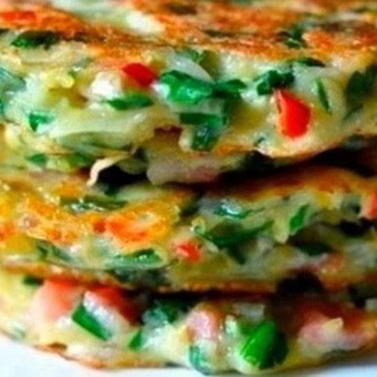 Рецепт драников с овощами