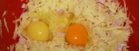 драники с ветчиной. Шаг 6