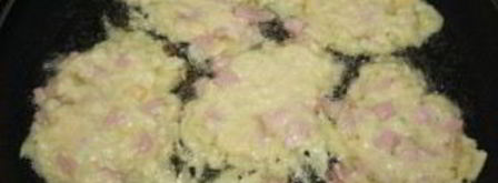 драники с ветчиной. Шаг 8